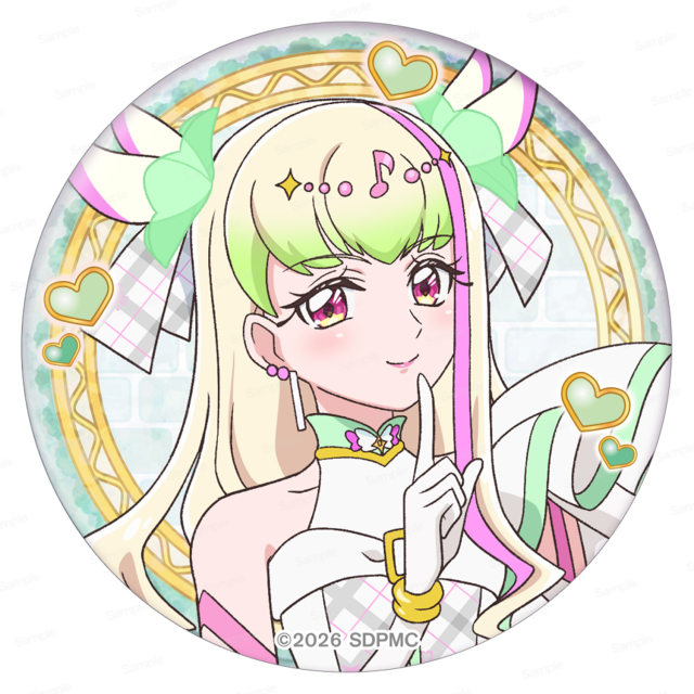 映画名探偵プリキュア！不思議な庭と2人の秘密 ホログラム缶バッジ第2弾