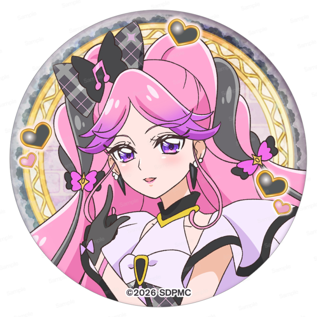 映画名探偵プリキュア！不思議な庭と2人の秘密 ホログラム缶バッジ第1弾 キュアキッス