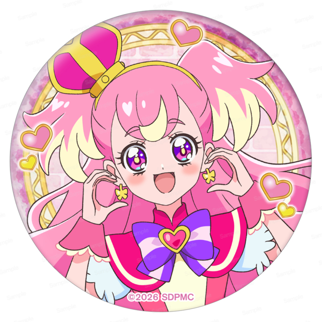 映画名探偵プリキュア！不思議な庭と2人の秘密 ホログラム缶バッジ第1弾 キュアワンダフル