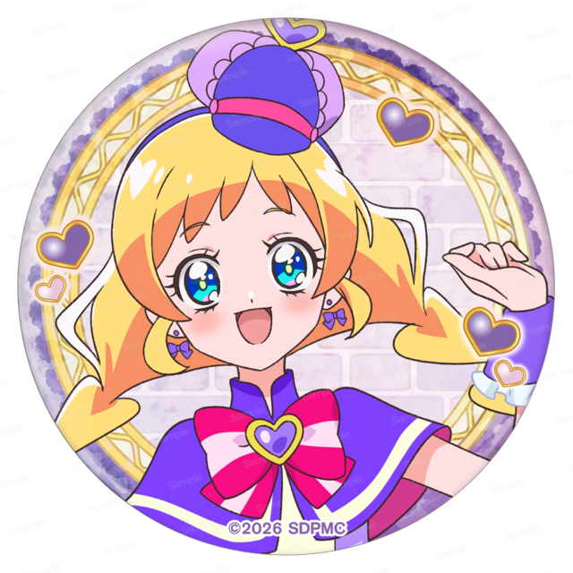 映画名探偵プリキュア！不思議な庭と2人の秘密 ホログラム缶バッジ第1弾 キュアフレンディ
