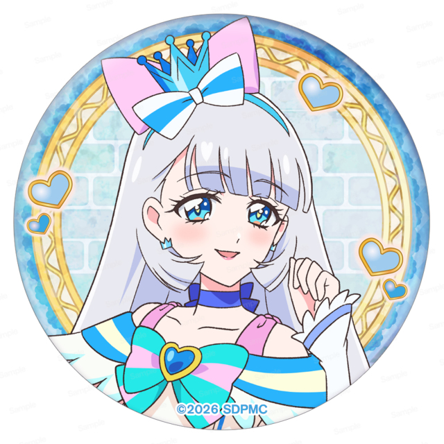 映画名探偵プリキュア！不思議な庭と2人の秘密 ホログラム缶バッジ第1弾 キュアニャミー