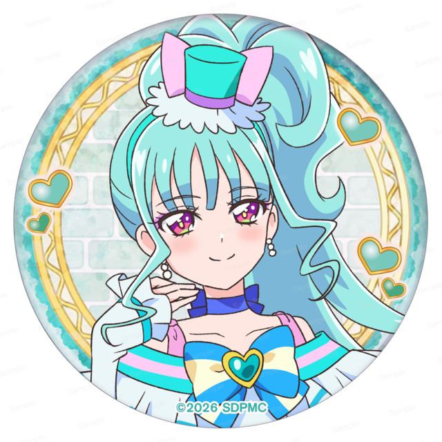 映画名探偵プリキュア！不思議な庭と2人の秘密 ホログラム缶バッジ第1弾 キュアリリアン