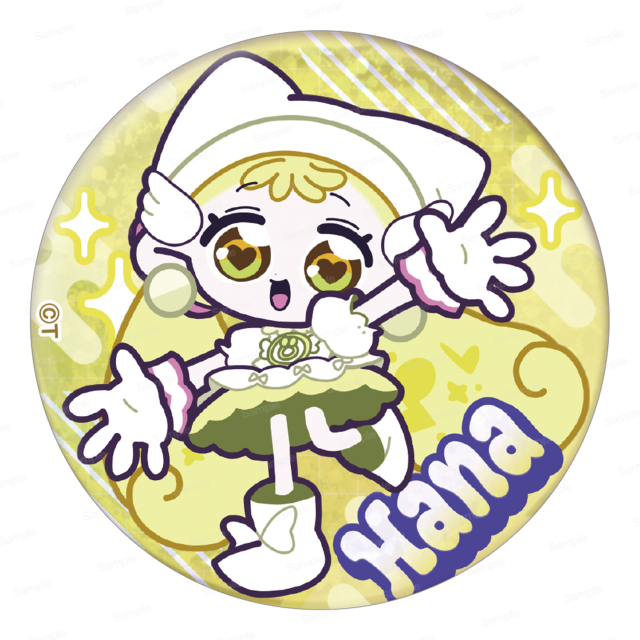 おジャ魔女どれみにょん ホログラム缶バッジ ハナ