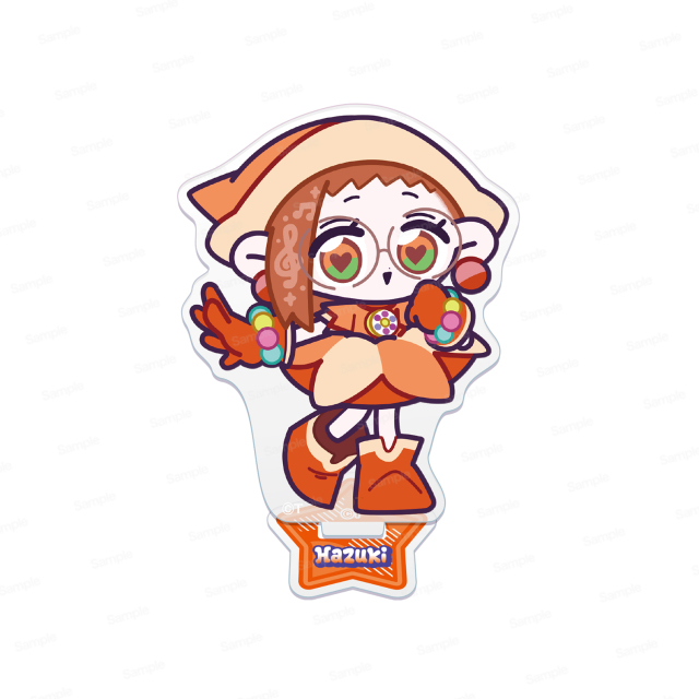 おジャ魔女どれみにょん アクリルスタンド はづき 組み立てイメージ