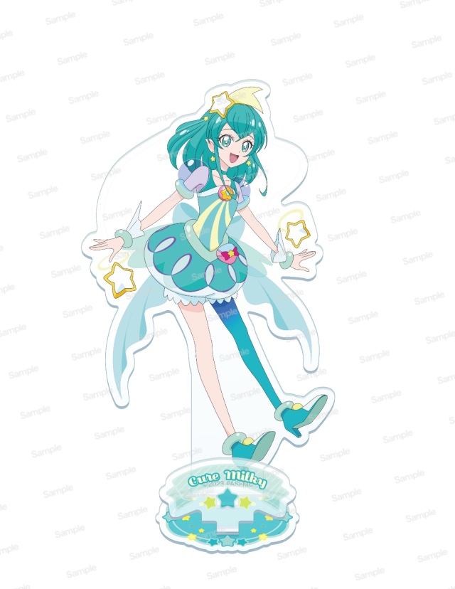 プリキュアオールスターズ　プリティピックアップアクリルスタンド　キュアミルキー プリキュアオールスターズ プリティピックアップアクリル