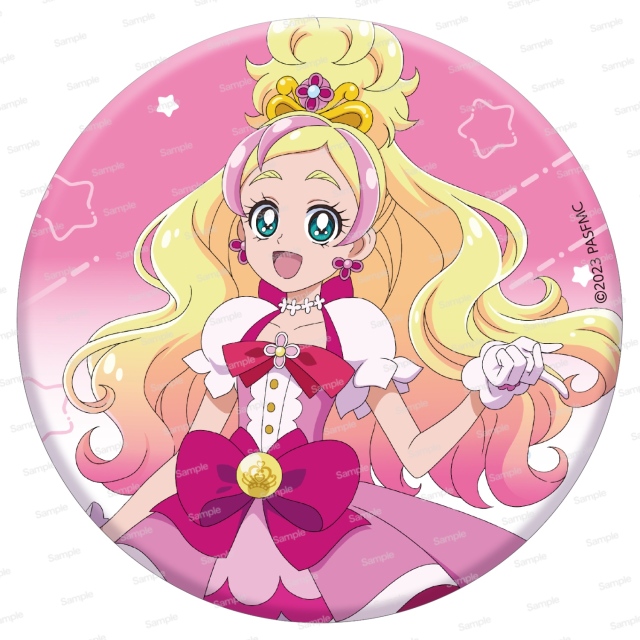 映画プリキュアオールスターズF 缶バッジ　第2弾　キュアフローラ