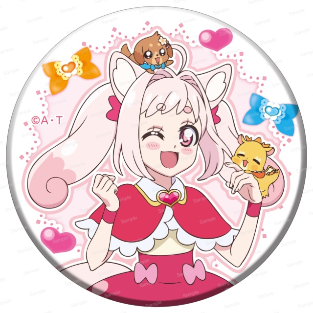 デリシャスパーティ♡プリキュア ホログラム缶バッジ　第4弾（6個入）　コメコメ&パムパム&メンメン