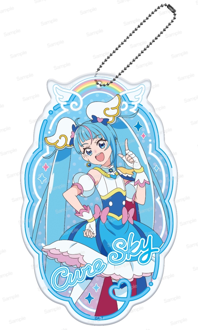 ひろがるスカイ！プリキュア やわらかクリアキーホルダー　キュアスカイ