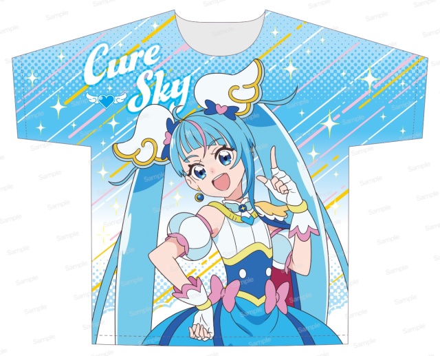 ひろがるスカイ！プリキュア フルグラフィックTシャツ　キュアスカイ