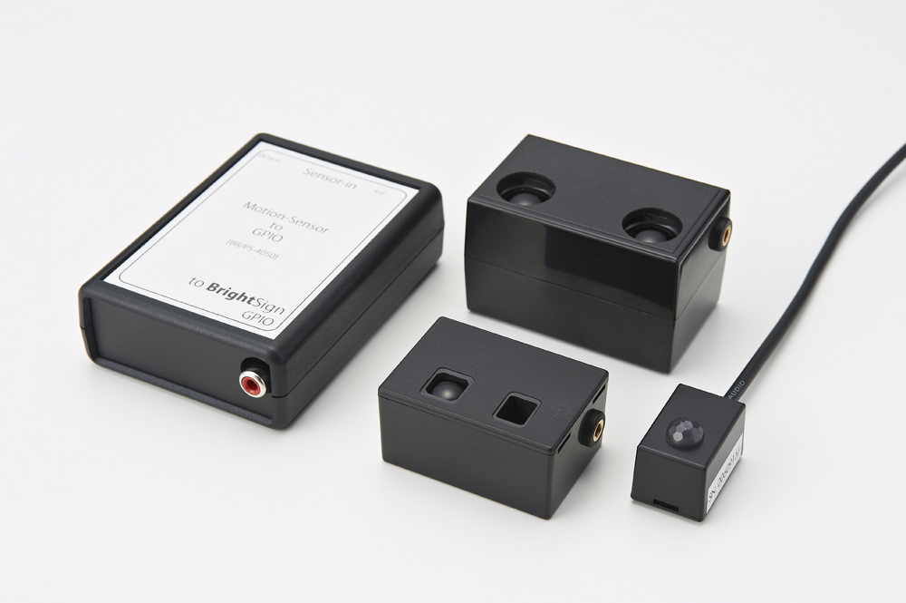 BrightSign（ブライトサイン）BS3/4/5/6シリーズ 距離型人感センサー 1～5m　【型番】BR/PAS-1050　※発売元より直送