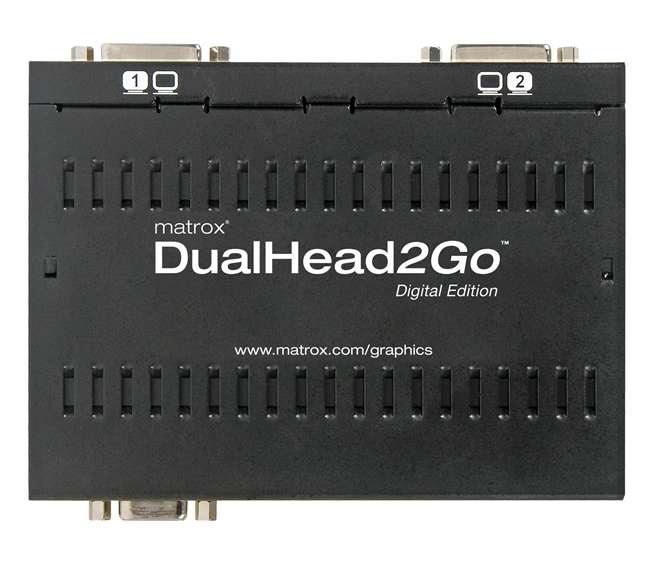 Matrox DualHead2Goデジタル版　【型番】D2G/D　※発売元より直送