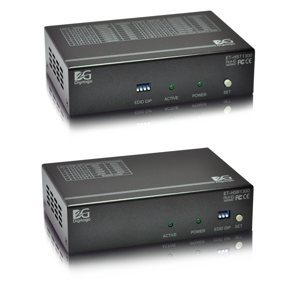 ■販売終了■　【送受信器セット】スケーラ機能付HDMI 300m延長器　【型番】ET-HST/R1300　※販売終了