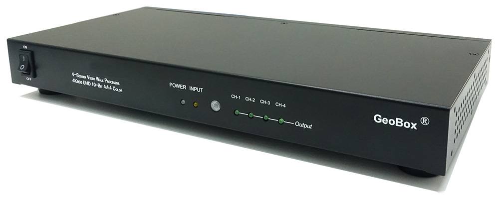 GeoBox G406L 4K/60Pマルチディスプレイコントローラー（1入力4出力）　【型番】G406L　※発売元より直送