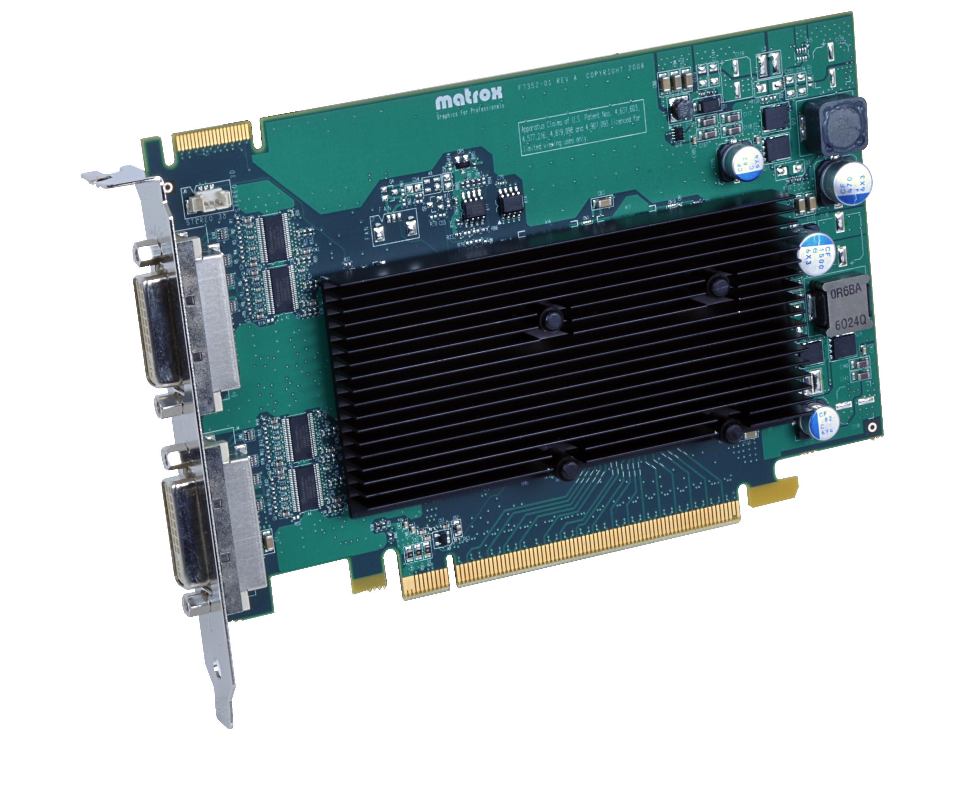 Matrox M9125 PCIe x16 DualLink/J　【型番】M9125/512PEX16　※発売元より直送