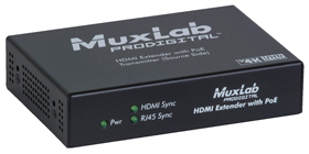 MuxLab（マックスラボ）ツイストペア伝送HDMI延長器（送受セット）　【型番】MUX-EH500451　※発売元より直送
