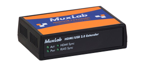■販売終了■　MuxLab（マックスラボ）ツイストペア伝送HDMI/USB2.0延長器（送受セット）　【型番】MUX-EK500457　※販売終了