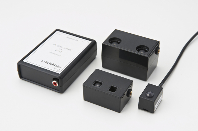 BrightSign（ブライトサイン）BS3/4/5シリーズ 測距型人感センサー　1m～5m　【型番】BR/PAS-1050　※発売元より直送