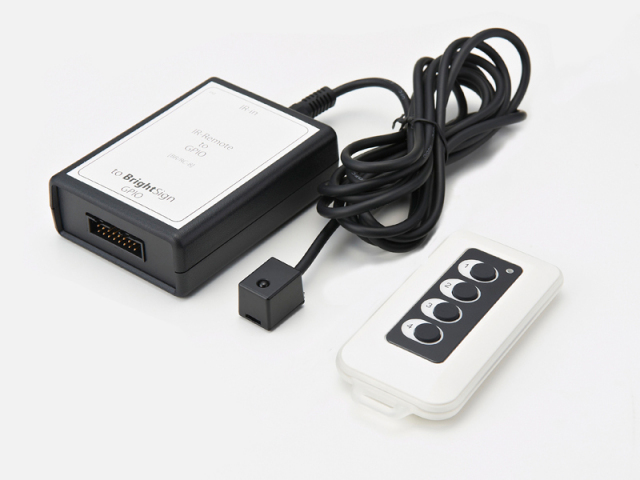 BrightSign（ブライトサイン）BS3/4/5シリーズ リモコンユニット 4ボタン　【型番】BR/PRC-4　※発売元より直送