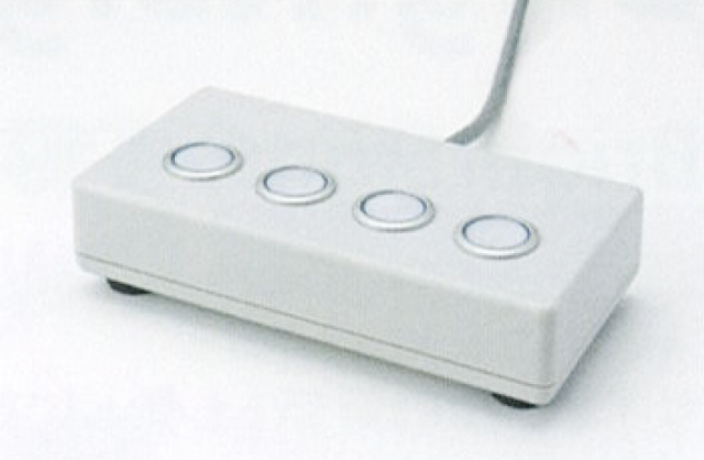 ■販売終了■　BrightSign（ブライトサイン）BS2シリーズ スイッチボックス×4（照光式ボタン）　【型番】BR/SBX-0404C　※販売終了