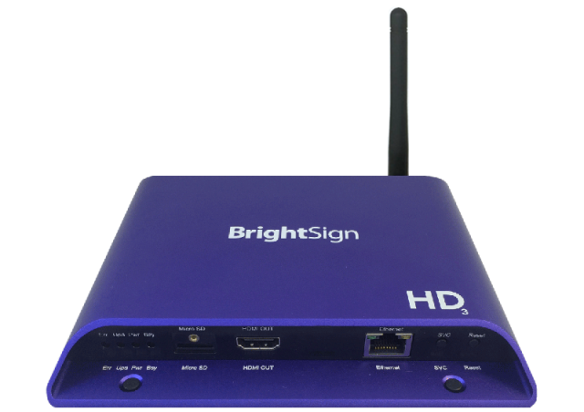 ■販売終了■　BrightSign HD223W（ブライトサイン）WiFi Beaconモジュール搭載モデル　【型番】BS/HD223W　※販売終了