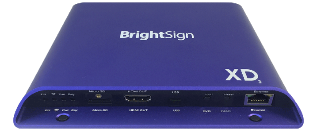 ■販売終了■　BrightSign XD1033（ブライトサイン）正規品　【型番】BS/XD1033　※販売終了