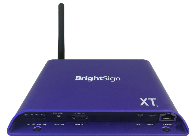 ■販売終了■　BrightSign XT243W（ブライトサイン）WiFi Beaconモジュール搭載モデル　【型番】BS/XT243W　※販売終了