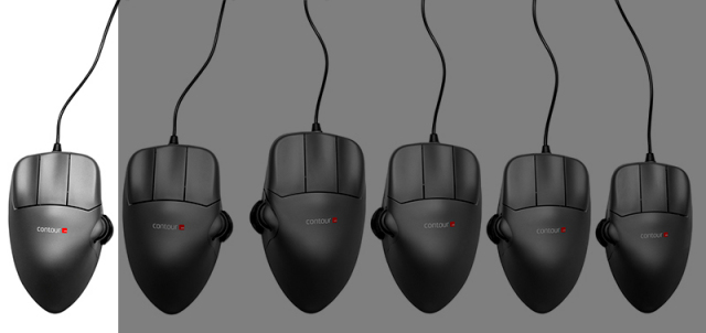 ■販売終了■　ContourMouse M Left Gray　【型番】CM/ML/GYJ　※販売終了