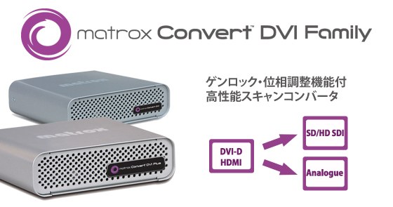 Matrox ConvertDVI PLUS　【型番】DVIPLUS/J　※販売終了