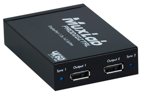 MuxLab（マックスラボ）1入力2出力DisplayPort分配器　【型番】MUX-DD500505　※発売元より直送