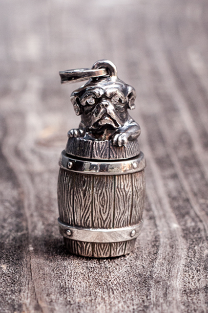 PEANUTS & Co. Bull bottle Silver/Stone