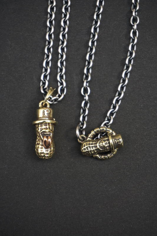 PEANUTS & Co. MEDIUM BERO PEANUTS BRASS + CHAIN BRASS×SILVER