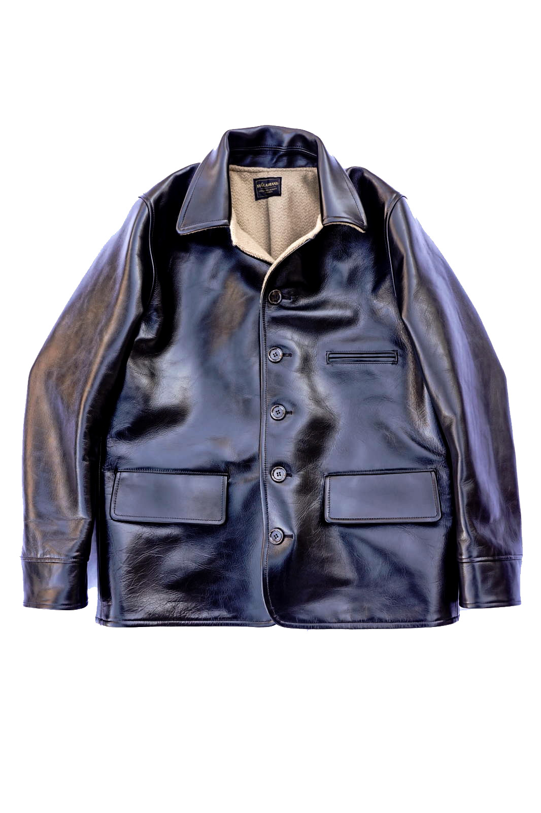 BY GLAD HAND 13AW ホースハイド カーコート ブラウン S-