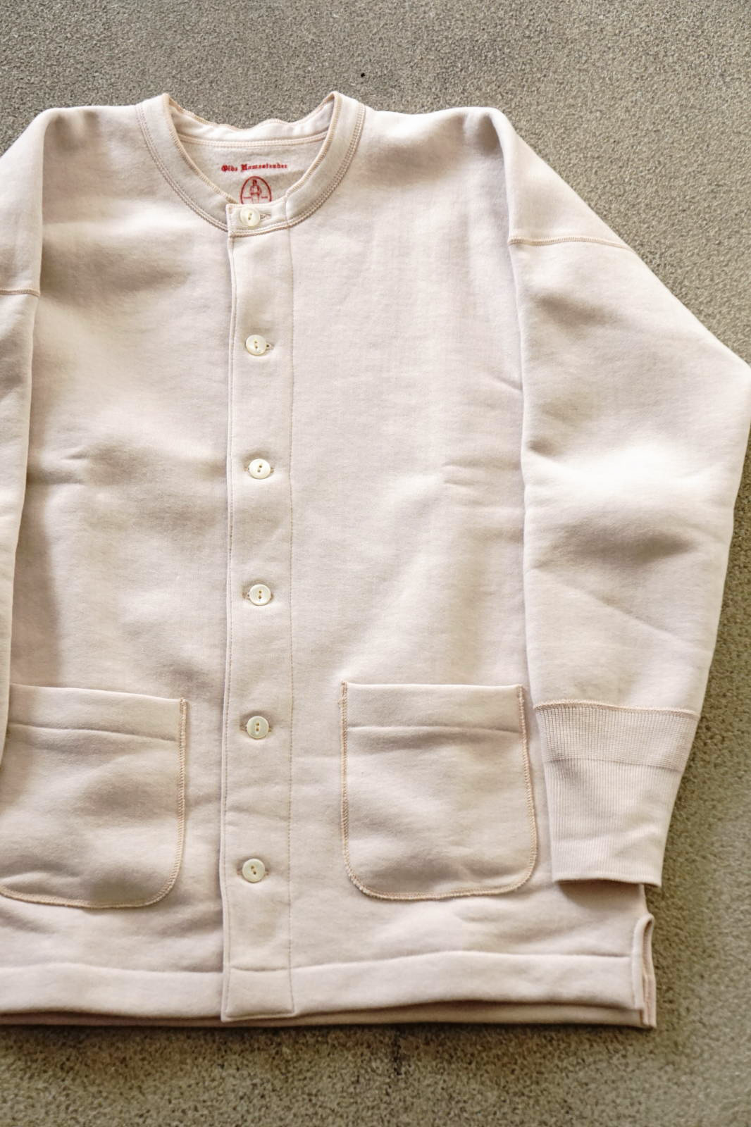 Olde Homesteader US013　Cotton Fleece　Opend Front Long Sleeve　PARCHMENT