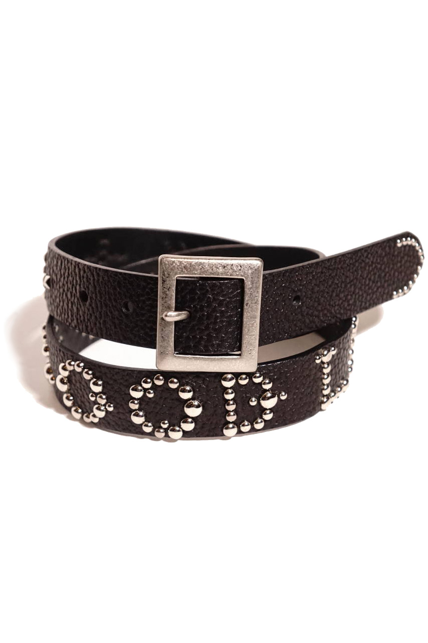 Peanuts & Co. Leather studs belt