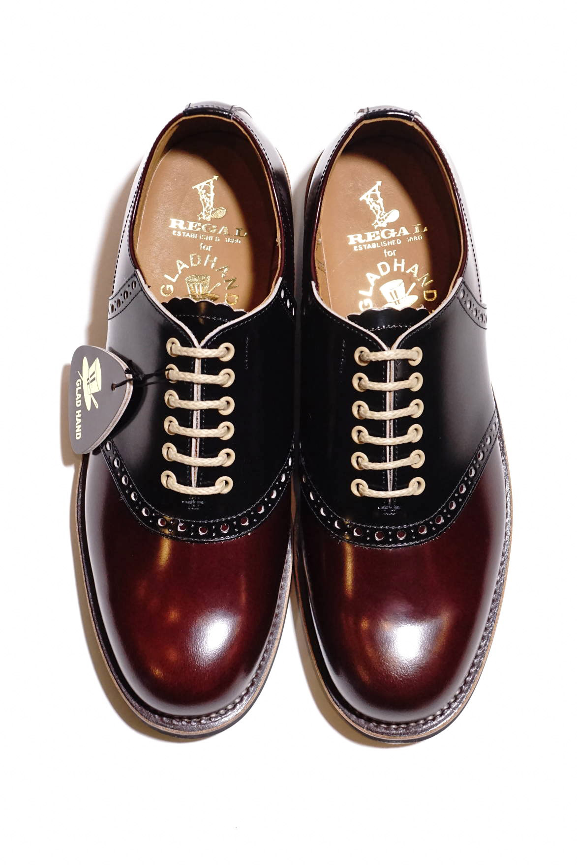 GLAD HAND × REGAL SADDLE SHOES BRN/BLK