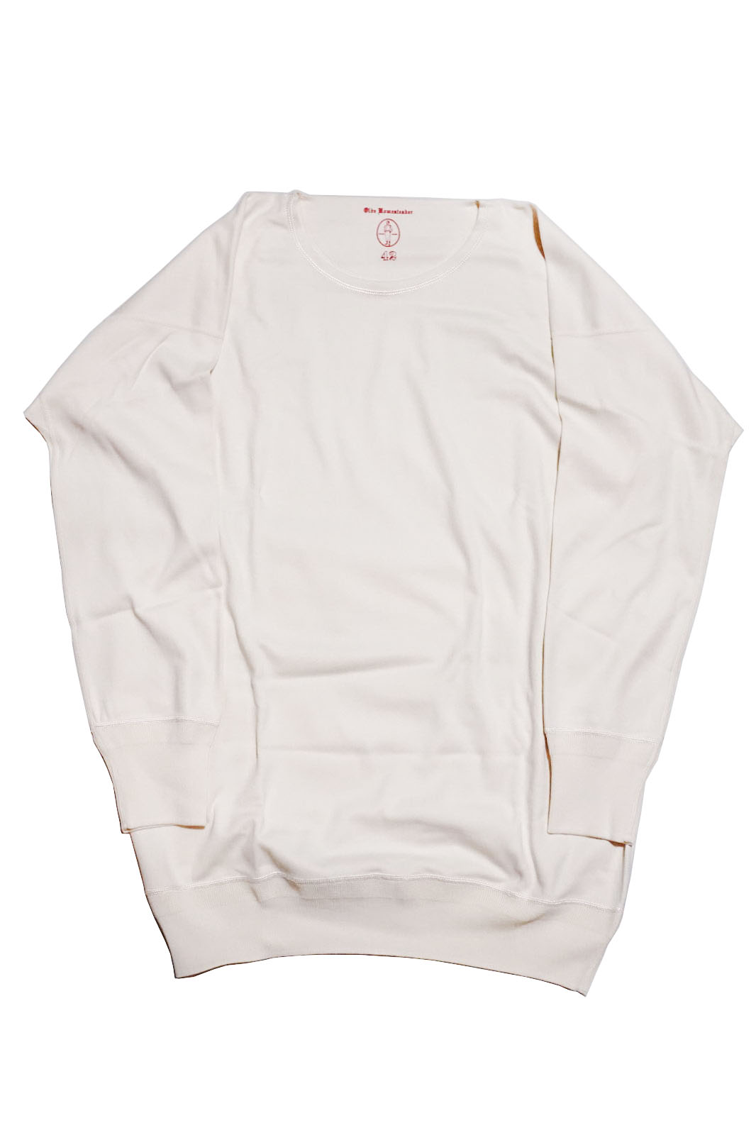 Olde Homesteader "Crew Neck Longsleeve" – Interlock – Ivory