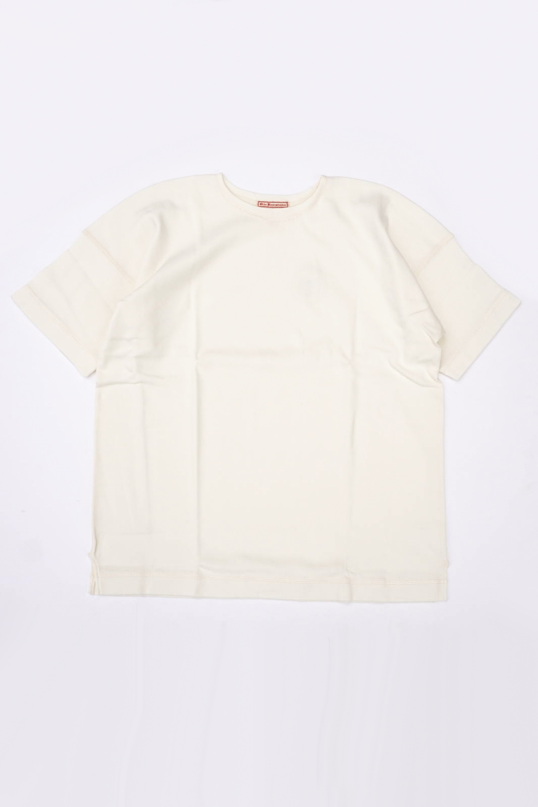 Olde Homesteader "Crew Neck Short Sleeve" - Heavy Weight Rib - OFF WHITE