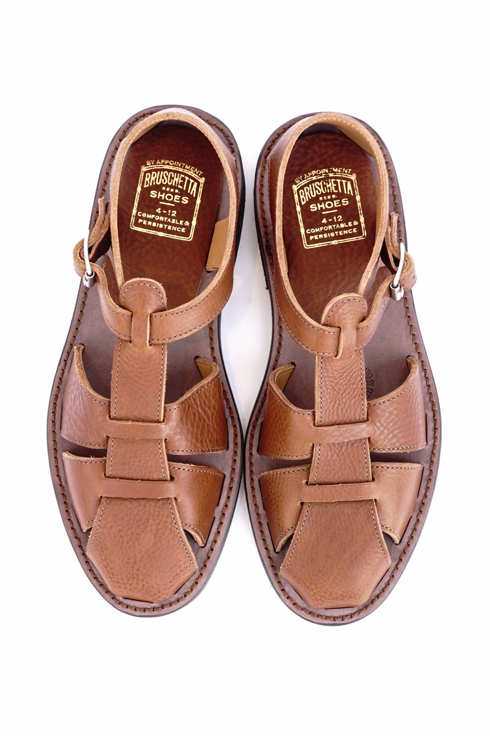 BRUSCHETTA SHOES "ORLEANS" BROWN