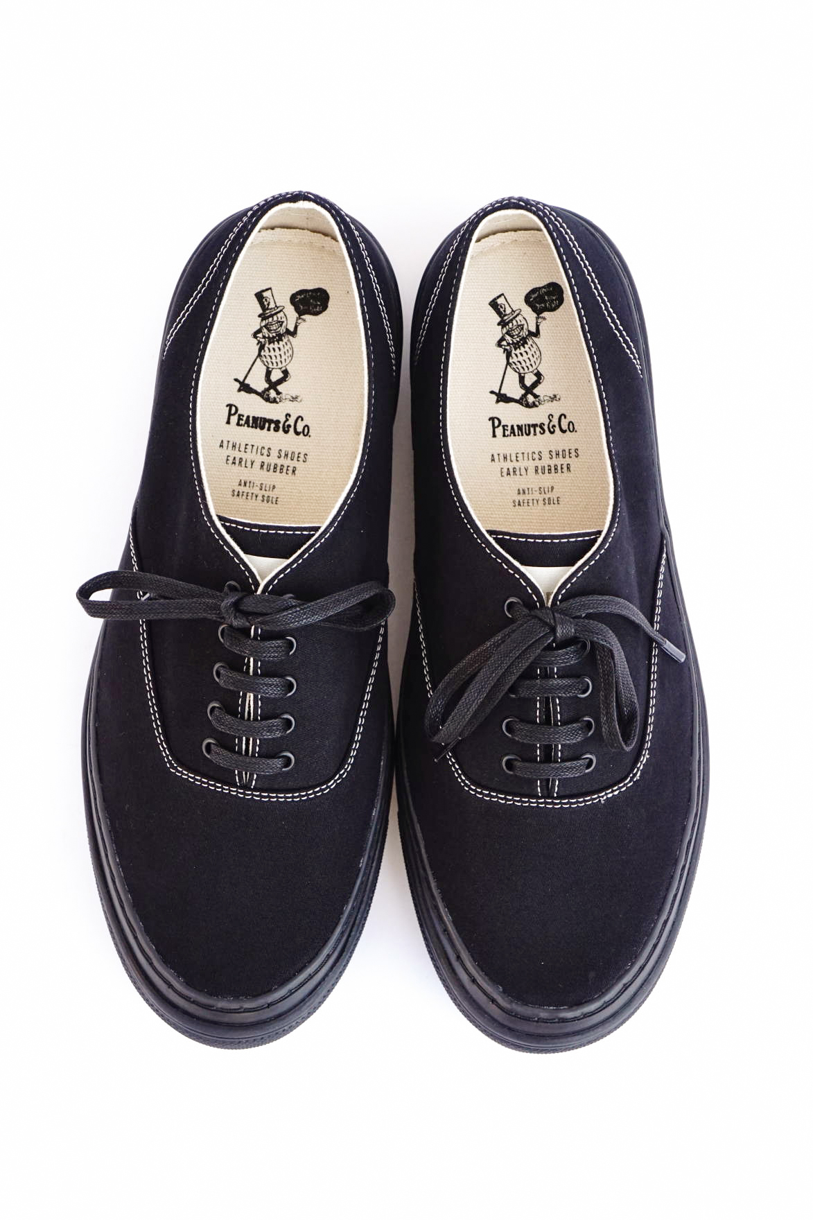 Peanuts & Co. "PーDECK SHOES" BLACK
