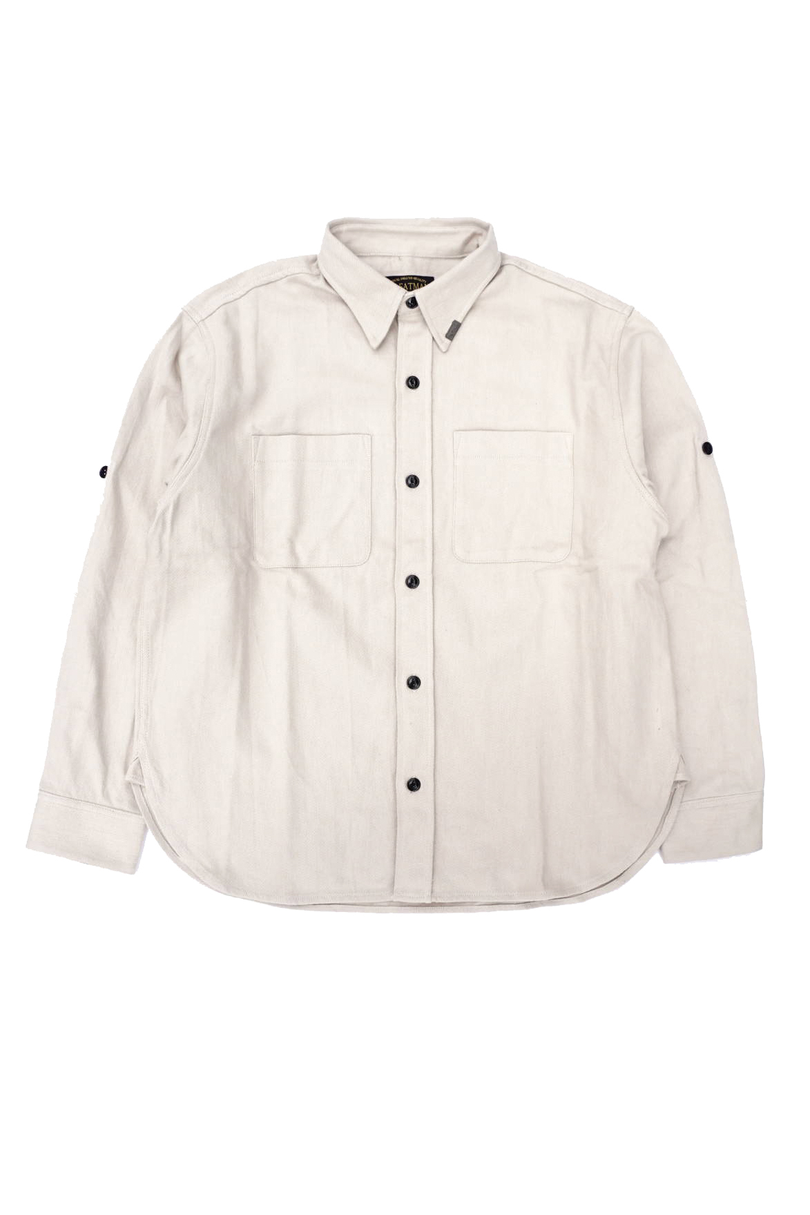 Mr.FATMAN "Johnny Cotton Flannel Shirt" IVORY
