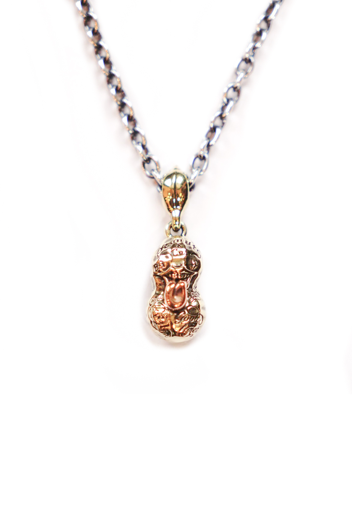 PEANUTS & Co. BERO TATOO PEANUTS Ssize brass×copper + CHAIN silver×brass