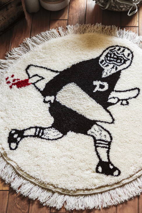 PEANUTS & Co.×Scum boy tattoo ORIFINAL HANDMADE RUG SCUM BOARDER