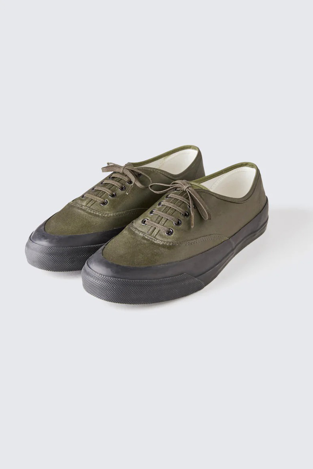 Peanuts&Co.×ACVM ACV-SNK01WX-PNT "WAXED COTTON P-DECK SHOES" OLIVE