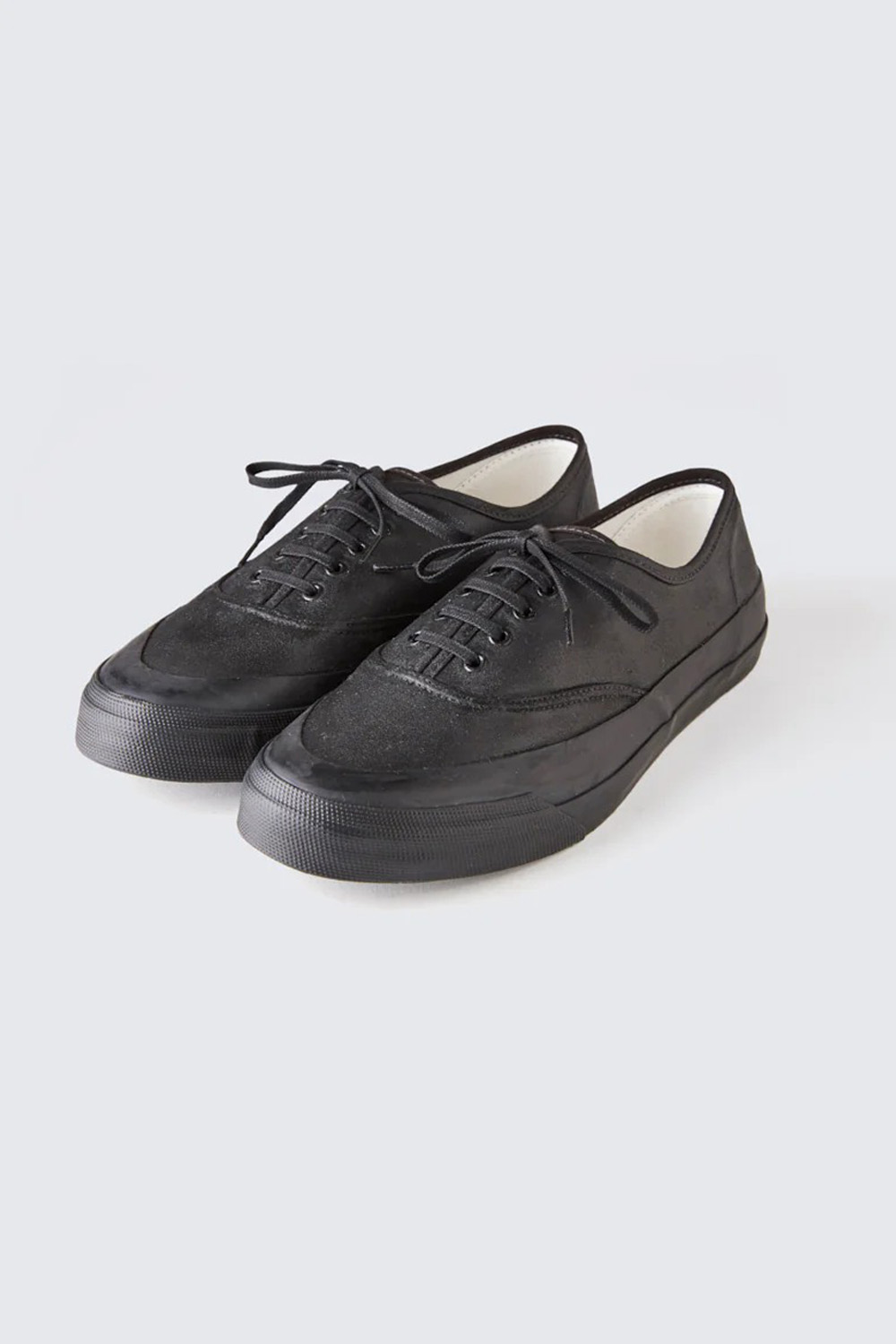 Peanuts&Co.×ACVM ACV-SNK01WX-PNT "WAXED COTTON P-DECK SHOES" BLACK