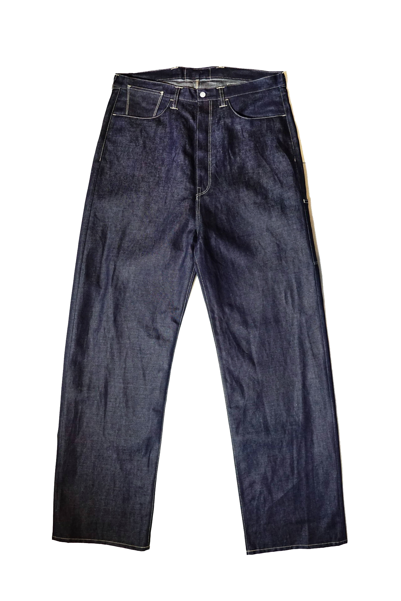 BSC Uniform - Linen Blended Denim Waist Overall -