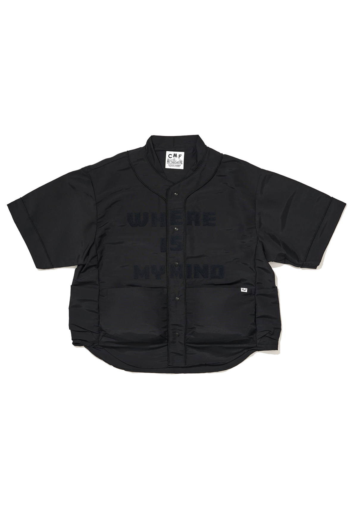 CMF OUTDOOR GARMENT "BB SHIRTS SHORT SLEEVE" BLACK
