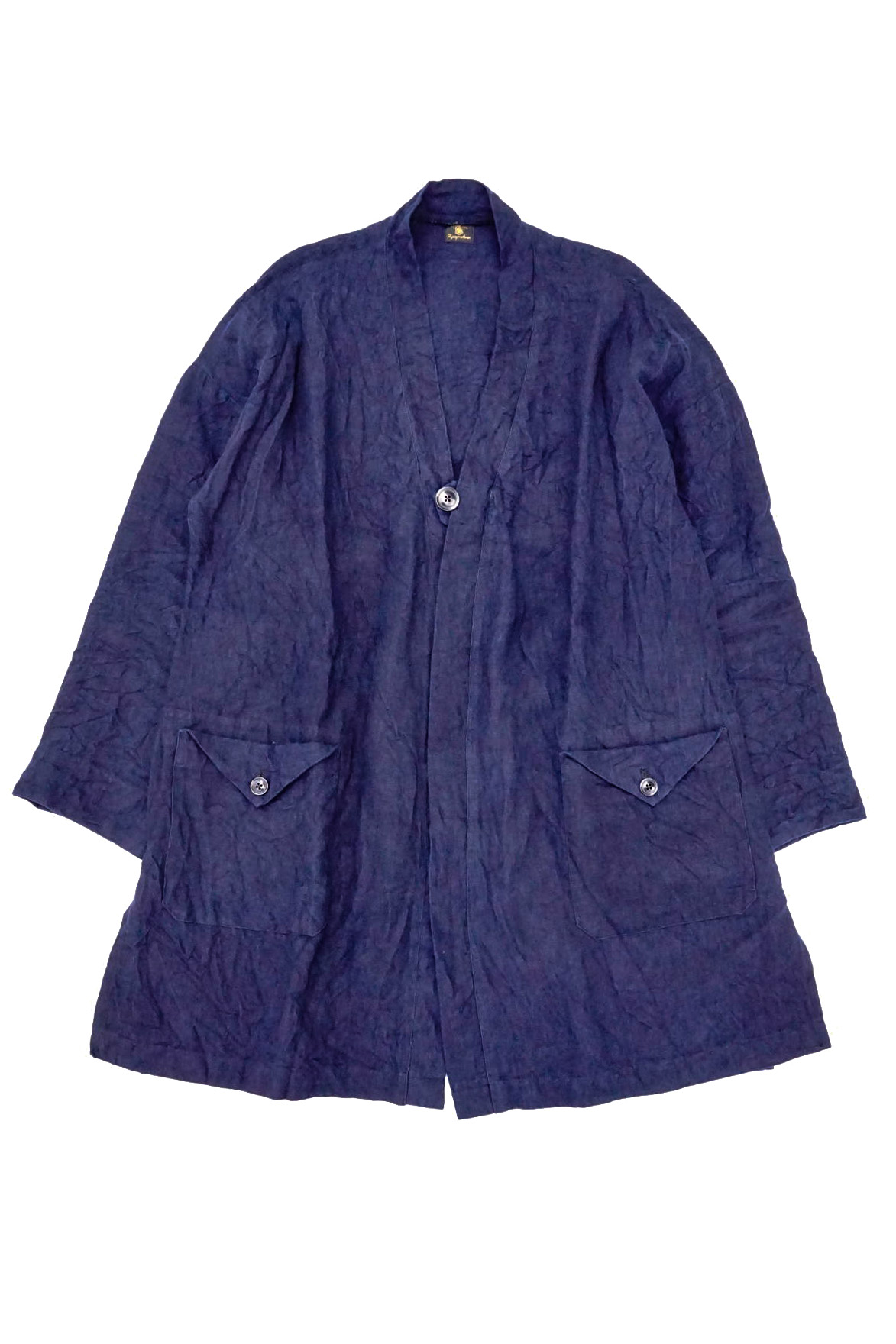 Django Atour classic indigoheavylinen montparnasse coat