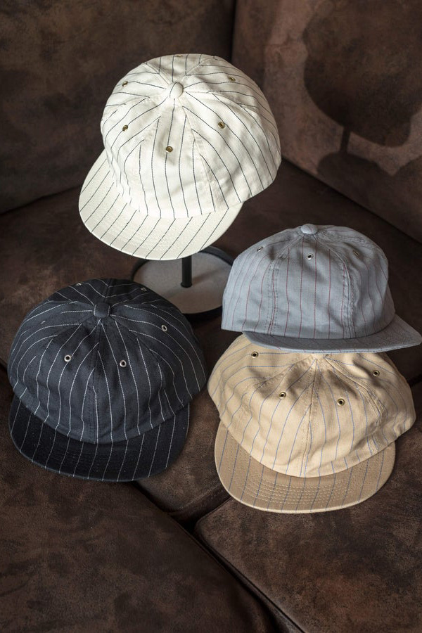 Mr.FATMAN "Stripe Warpbrim BB Cap"