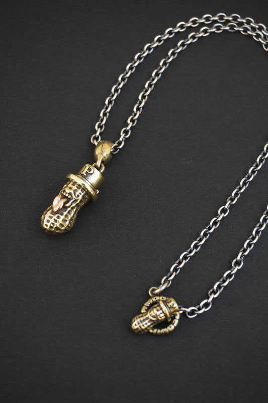 PEANUTS & Co. LARGE BERO PEANUTS BRASS + CHAIN BRASS×SILVER