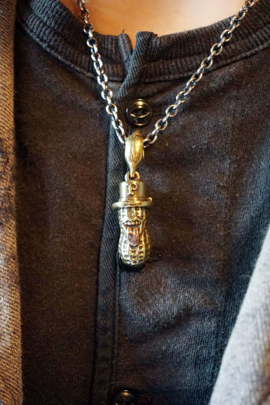 PEANUTS & Co. LARGE BERO PEANUTS BRASS + CHAIN BRASS×SILVER